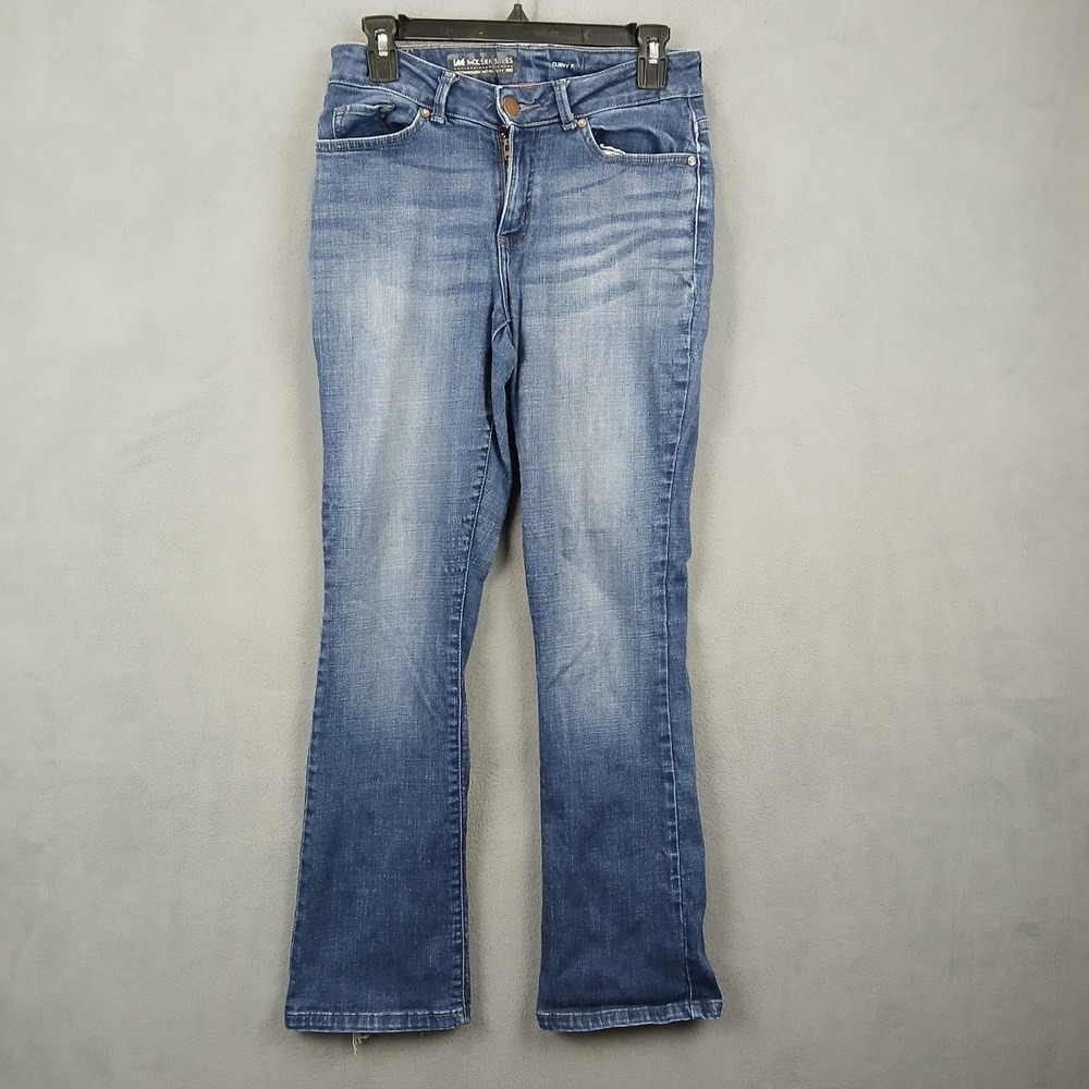 Lee Modern Series Bootcut Jeans Womens‎ 29x28.5 Blue Denim Cotton Curvy Mid Rise